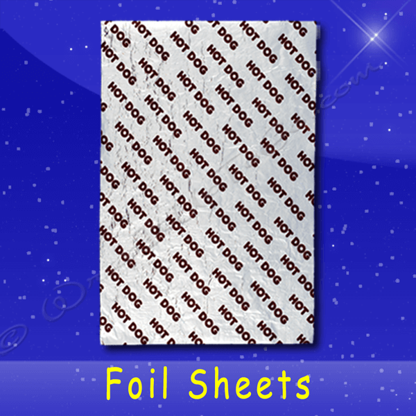 fischer paper products 66hd hot dog foil sheets