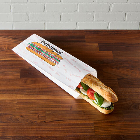 Fischer Paper Products 1050 Sub Sandwich Bags
