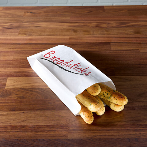 Fischer Paper Products 1060 Grease Resistant Breadstick Bags