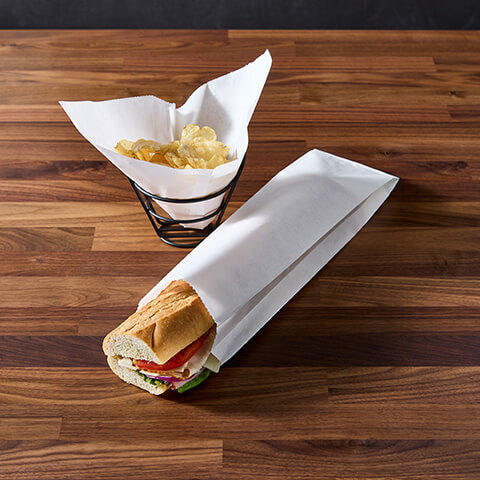 Fischer Paper Products 1080-PL Sub Sandwich Bags