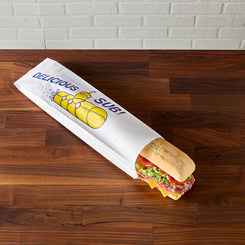 Fischer Paper Products 1080 Sub Sandwich Bags