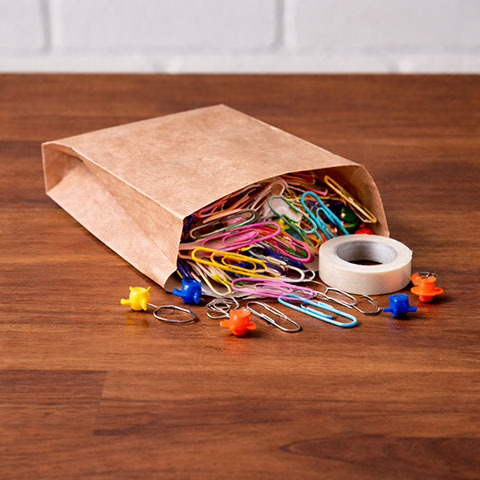 4 x 6 Natural Kraft Merchandise Bags