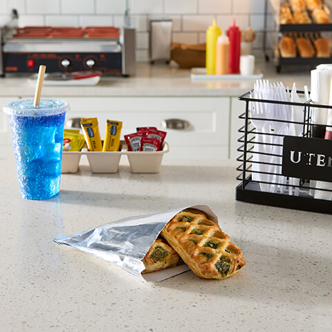 Fischer Paper Products 806 Foil Sandwich Bags