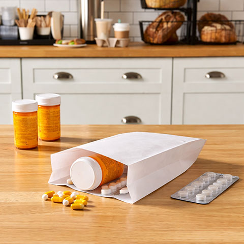 Fischer Paper Products BB-12 Prescription Bags